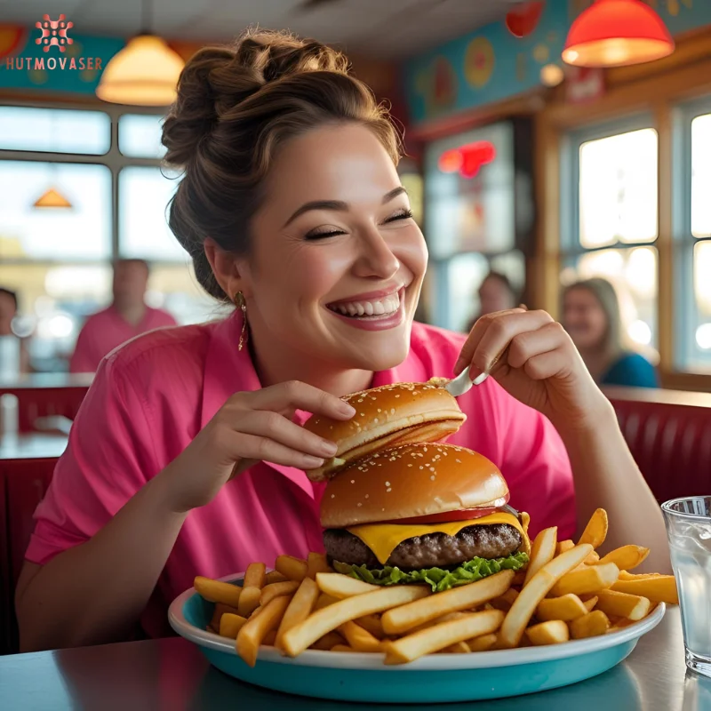 an uong do an nhanh lam beo bung